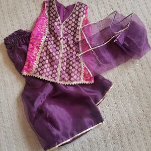 Purple and Pink Kids Costume Set